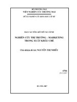 Nghiên cứu thị trường - Maketing trong xuất khẩu chè.pdf