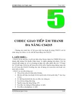 Xây dựng bộ điều khiển và nhận dạng tiếng nói phần 5