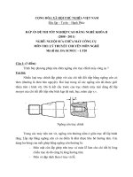 Đáp án Nguội sửa chữa máy công cụ 20