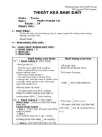 Giáo án Toán học - Lớp 2 - Luyện tập chia cho 4