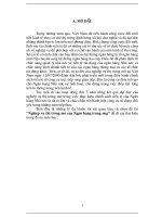 NGhiệp vụ thị trường mở của ngân hàng trung ương