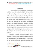 Tổ chức hạch toán thành phẩm, tiêu thụ thành phẩm tai cty rau qua VN -  .doc