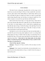 Hoàn thiện kế toán TP, tiêu thụ TP và xác định KQ tiêu thụ TP tại Công ty cổ phần Vật liệu Xây dựng và Xây lắp Hưng Yên