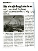 Bàn về nội dung kiểm toán công tác đấu thầu trong kiểm toán dự án đầu tư xây dựng.pdf