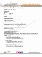 English for Tourism and Hospitality 14