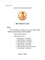 văn hóa doanh nghiệp