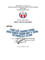 Thiết kế điều khiển thang máy 4 tầng 1