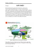 Thiết kế phân xưởng sản xuất màng mỏng PVC năng suất 4100 tấnnăm - Chương 1