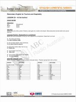 English for Tourism and Hospitality 20