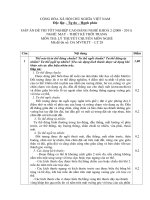 Đáp án đề thi may thiết kế thời trạng 28