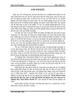 Hoàn thiện kế toán tập hợp CPSX và tính GTSP may gia công tại Xí Nghiệp May XK Thanh Trì