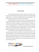 Một số vấn đề về kế toán cho vay tổ chức cá nhân trong nước tại NNNN & PTNN .doc