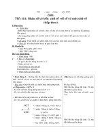 Kế hoạch giảng dạy tuần 23