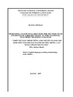 Designing an esp syllabus for the second-year students of library study at the national teachers training college