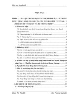 Phát triển hệ thống đại lý trong hoạt động kinh doanh của Công ty Cổ phần thương mại và dịch vụ Hoàng Dương.
