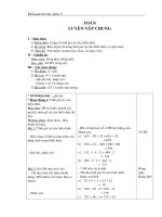 Tài liệu giáo án môn Toán lớp 3 - tuần 17