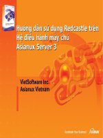 Hướng dẫn sử dụng Redcastle trên Hệ điều hành máy chủ Asianux Server3