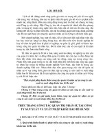 Một số giải pháp hoàn thiện công tác quản trị nhân sự tại công ty sản xuất và xuất nhập khẩu bao bì Hà nội