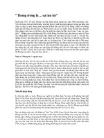 Thương trường là sự tìm tòi