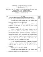 Đáp án đề thi may thiết kế thời trạng 20