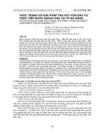 Thực trạng và giải pháp thu hút vốn đầu tư trực tiếp nước ngoài (fdi) tại tp đà nẵng.pdf