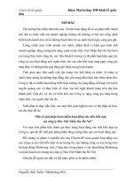 Một số giải pháp hoàn thiện hoạt động xúc tiến hỗn hợp tại công ty Bảo Việt Nhân thọ Hà Nội