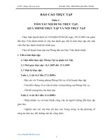 Báo cáo thực tập tại phòng nội vụ quận gò vấp