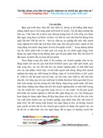 Một số giải pháp nhằm nâng cao hiệu quả công tác kế toán cho vay tại NHNo và PTNT.doc