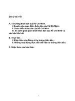 So sánh giữa quan điểm thân dân của Hồ Chí Minh và các bậc tiền bối