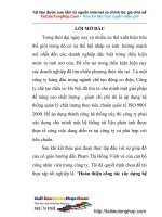 Hoàn thiện công tác xây dựng hệ thống tài liệu trong quá trình áp dụng ISO 9000