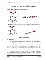 Nghiên cứu sự ảnh hưởng của một số tham số lượng tử đến tính axit của dãy Benzoic thế - Chương 3-1
