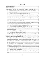 Luận văn: Mục tiêu sản lượng và việc làm của Việt Nam