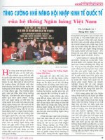Tăng cường khả năng hội nhập kinh tế quốc tế của hệ thống Ngân hàng Việt Nam .pdf
