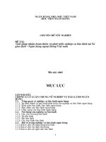 Kế toán tập hợp chi phí & tính GTSP đá xây dựng ở XN Xây lắp sản xuất kinh doanh vật liệu sông Đà 201