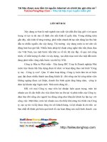 Lập kế hoạch sản xuất và tiêu thụ SP tại Công ty XD cấp thoát nước và hạ tầng KT