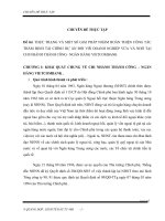 THỰC TRẠNG VÀ MỘT SỐ GIẢI PHÁP NHẰM HOÀN THIỆN CÔNG TÁC THẨM ĐỊNH TÀI CHÍNH DỰ ÁN ĐỐI VỚI DOANH NGHIỆP VỪA VÀ NHỎ TẠI CHI NHÁNH THÀNH CÔNG –NGÂN HÀNG VIETCOMBANK