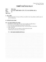 Giáo án Thủ công - Lớp 2 - Ôn tập cắt dán hình