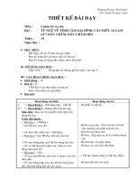 Giáo án Luyện từ và câu - Lớp 2 - Từ ngữ về tình cảm gia đình