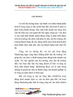 Thực trạng và giải pháp hoạt động Marketing dịch vụ vận tải biển của Công ty vận tải.doc