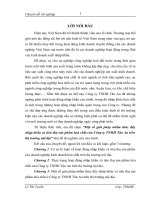 Một số giải pháp nhằm thúc đẩy nhập khẩu và tiêu thụ sản phẩm hóa chất của Công ty TNHH Tân An trên thị trường nội địa