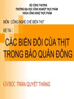 ôn thi chế biến thịt