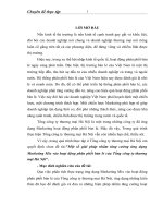  Một số giải pháp nhằm tăng cường ứng dụng Marketing Mix vào hoạt động phân phối bán lẻ của Tổng công ty thương mại Hà Nội