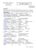 Đề thi tuyển sinh đại học, cao đẳng môn tiếng anh năm 2009 mã đề 862