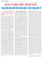 Quản lý hoạt động thanh toán trong điều kiện phát triển công nghệ và hội nhập QT.pdf