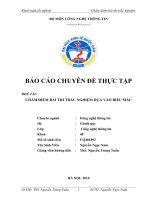 Chấm điểm bài thi trắc nghiệm dựa vào biểu mẫu