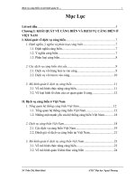 Cảng biển và dịch vụ cảng biển ở Việt Nam