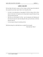 Marketing căn bản Dự án khởi nghiệp