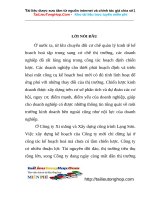 Hoạch định chiến lược kinh doanh tại Công ty xi măng và xây dựng công trình Lạng Sơn