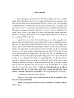 Công tác thẩm định các dự án đầu tư ngành thủy điện tại Sở Giao Dịch Ngân hàng thương mại cổ phần Ngoại thương Việt Nam Thực trạng và giải pháp