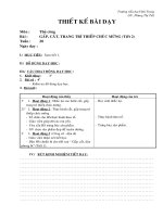 Giáo án Thủ công - Lớp 2 - Cắt dán trang trí thiệp mừng - Tiết 2